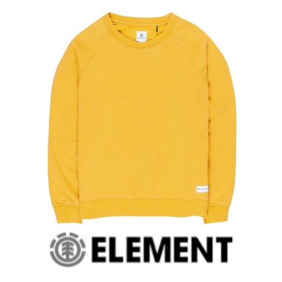Small Element Women’s Crewneck Mineral Yellow NWT - Picture 2 of 14